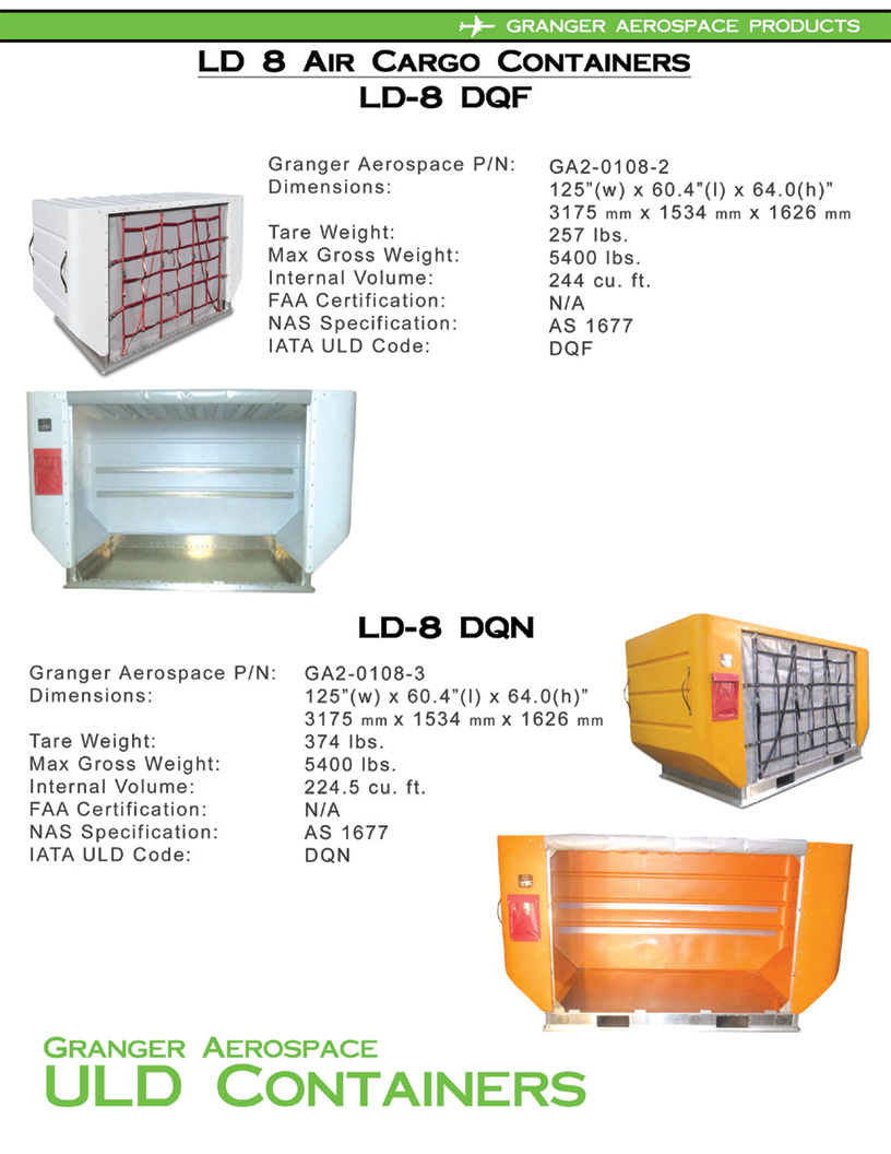 LD 8 Information, LD 8 Specifications, DQF Information, DQF Specifications, DQN Information, DQN Specifications